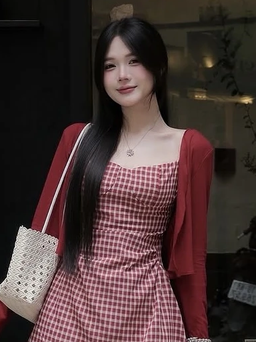 Mê váy hai dây nhưng ngại hở, cứ khoác thêm áo cardigan là đẹp