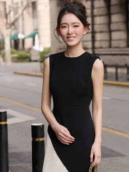 Hóa quý cô cổ điển cùng sắc trắng đen sang trọng