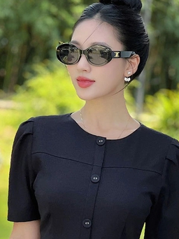 Đầm đen phối phụ kiện thế nào để không đơn điệu?