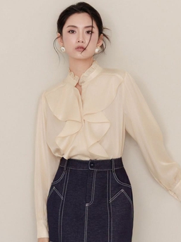 Phối áo và chân váy midi, diện đi làm đi tiệc đều sang xịn
