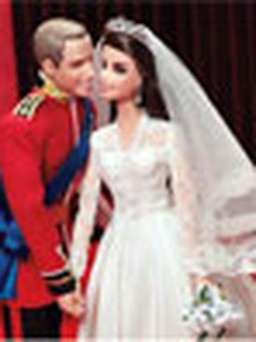 Sẽ có búp bê hoàng tử William và công nương Kate Middleton