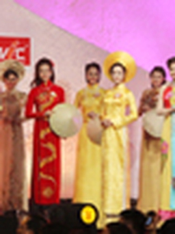 Bản sắc Việt trên tà áo dài thí sinh Hoa hậu Việt Nam