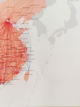 Hàng không Trung Quốc phát bản đồ in "đường lưỡi bò" ở Việt Nam