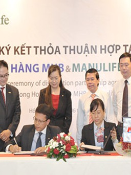 Manulife Việt Nam ký kết hợp tác với ngân hàng MHB