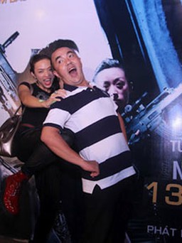 Tina Tình "gây hấn" với Quốc Thuận tại buổi ra mắt phim