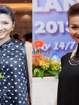 Thanh Hằng và Ngọc Quyên nổi bật trong Đại hội người mẫu
