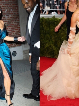 Kim Kardashian, Rita Ora hớ hênh trên thảm đỏ Met Ball