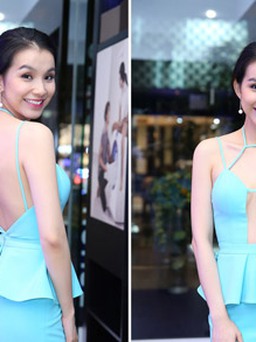 Hoa hậu Thùy Lâm gợi cảm với váy hở táo bạo