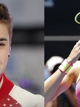 Ngôi sao quần vợt Eugenie Bouchar bắt cặp với Justin Bieber