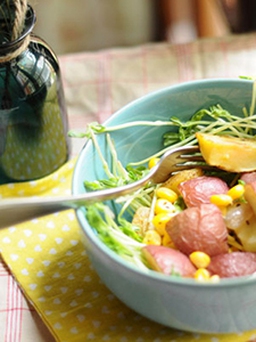 Salad khoai tây nướng dễ ăn dễ nghiện