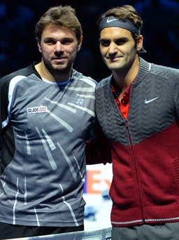 Federer và Wawrinka hòa giải trước chung kết Davis Cup