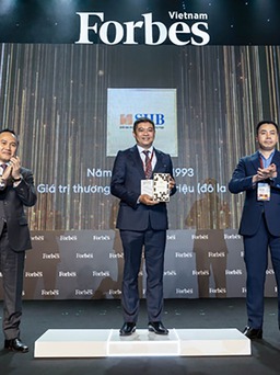SHB được vinh danh trong Top 25 thương hiệu tài chính dẫn đầu Việt Nam