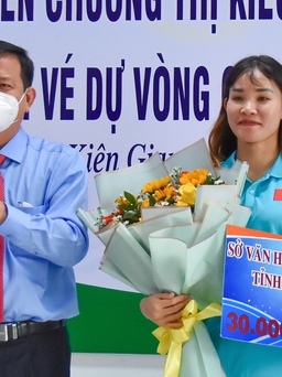 Tỉnh Kiên Giang vinh danh tuyển thủ quốc gia Chương Thị Kiều