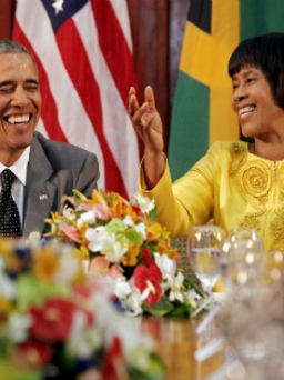 Ông Obama gọi Thủ tướng Jamaica là 'bà Tổng thống'