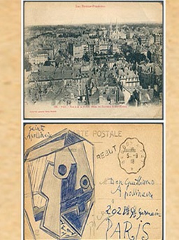 Tấm bưu thiếp của Picasso bán được 188.000 USD