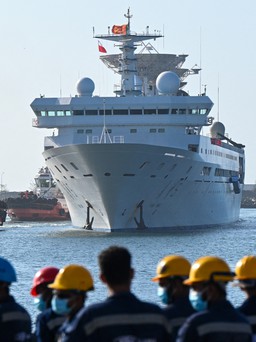 Tàu quân sự Trung Quốc cập cảng Sri Lanka sau nhiều căng thẳng