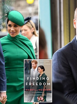 Sách mới của vợ chồng Hoàng tử Harry ‘bôi xấu’ người thừa kế ngai vàng nước Anh?