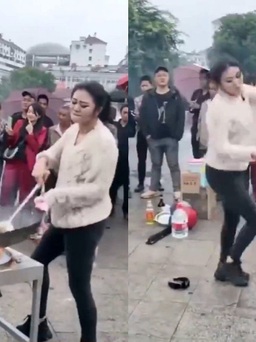 Clip cô gái múa chảo, phiêu theo điệu ‘Gangnam Style’ gây sốt mạng xã hội
