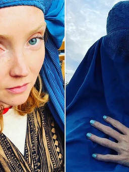 Siêu mẫu Anh bị chỉ trích khi đăng ảnh mặc trang phục dưới thời Taliban