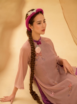 Huyền Lizzie khoe nét đẹp Á Đông trong bộ sưu tập “Là Lụa ”