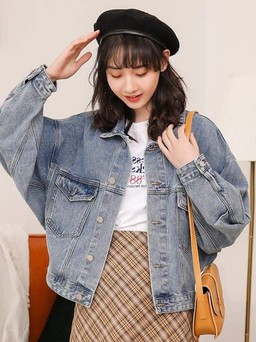 Denim jacket - item must have của phái đẹp khi trời vào thu