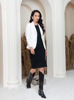 Suit mix với váy - chân ái mùa thu của những cô nàng sành mặc