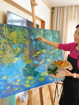 Họa sĩ Trần Thảo Hiền và tình yêu Việt - Nga dạt dào cảm xúc qua triển lãm mới