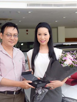 Á hậu Trịnh Kim Chi được chồng tặng quà sinh nhật 5 tỉ đồng