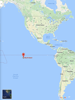 Đảo Đầu lâu của ‘Kong: Skull Island’ được định vị trên Google Maps