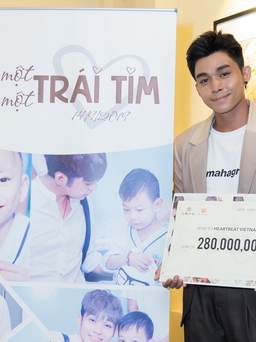Jun Phạm quyên góp 280 triệu đồng cho chương trình Nhịp tim Việt Nam