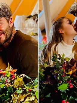 David Beckham tiếp tục bị chỉ trích vì hôn môi con gái