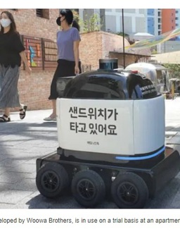 Hàn Quốc cho phép robot giao hàng trên đường vào năm 2023