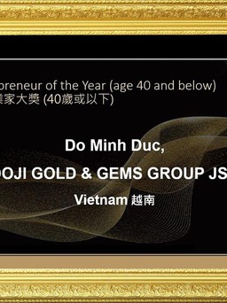 DOJI khẳng định vị thế đầu ngành trang sức, vàng bạc đá quý hạng danh giá 2021