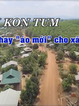 Cao su Kon Tum góp phần thay áo mới cho xã vùng biên