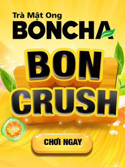 BONCHA tiếp tục ‘tạo sóng’ mạng xã hội với tựa game thứ 2 ‘BON CRUSH’
