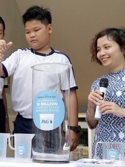 P&G hướng đến 25 tỉ lít nước uống sạch cho trẻ em và hộ gia đình