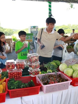Rộn ràng ngày hội thực phẩm sạch tại Phú Mỹ Hưng