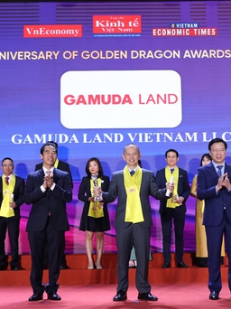 Gamuda Land VN nhận giải thưởng Rồng Vàng 2020 - 2021 vinh doanh các doanh nghiệp FDI