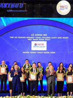 Hai năm liên tiếp, NCB vào Top 50 doanh nghiệp tăng trưởng xuất sắc nhất Việt Nam