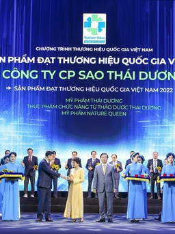 Sao Thái Dương đạt Thương hiệu quốc gia Việt Nam 2022 lần đầu