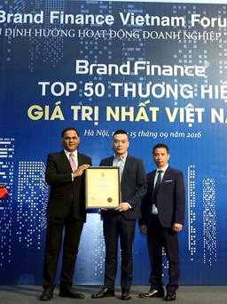 Masan Consumer và Techcombank vào top 50 thương hiệu giá trị nhất Việt Nam 2016