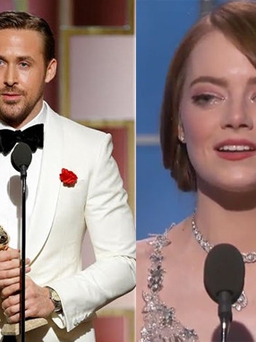 Ryan Gosling, Emma Stone giành giải Nam/Nữ chính xuất sắc nhất tại Quả cầu vàng 2017