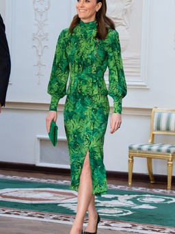 Tủ quần áo sang trọng làm nên vị thế thời trang của Kate Middleton