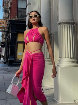 Những bộ cánh “nóng bỏng” được Thảo Nhi Lê mang đến New York Fashion Week