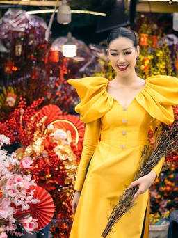 Ngẩn ngơ ngắm người đẹp Việt diện áo dài ngày cuối năm