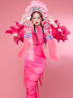 Nàng mẫu trẻ mang nét đẹp mùa Tết Á Đông vào ảnh thời trang