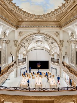Apple 'hô biến' nhà hát nghệ thuật thành cửa hàng mới