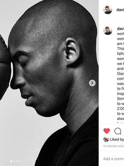 Bức thư đẫm nước mắt của David Beckham viết từ biệt Kobe Bryant