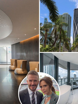 Căn hộ siêu sang của David Beckham ở Miami, nhiều phòng tắm hơn phòng ngủ