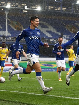 Kết quả vòng 4 Ngoại hạng Anh, Everton 4-2 Brighton: James Rodriguez đưa Everton bay cao